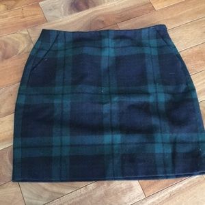 Banana republic Plaid skirt